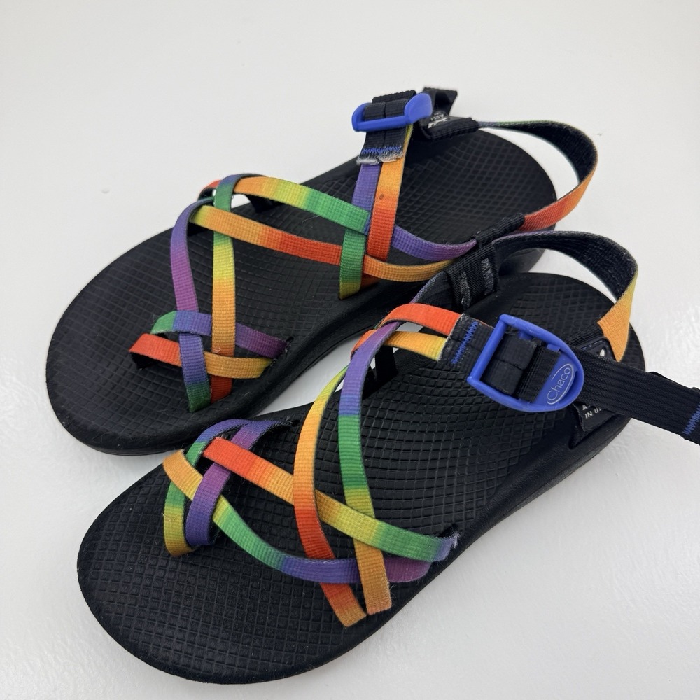 Chaco X National Park Foundation Pride Sandals ZX/2 Women's 7 Rainbow Stonewall
